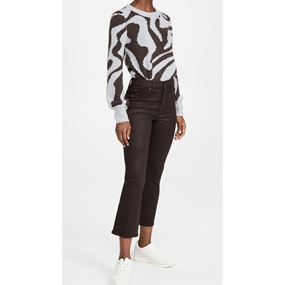 360Cashmere Persia Sweater Womens S Misty Blue Cashmere Pullover Crew Neck NWT - Picture 10 of 12